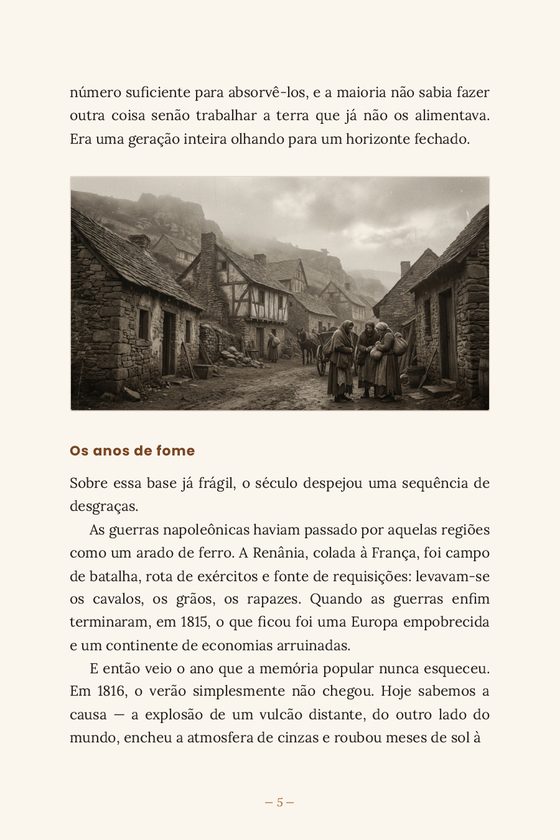 Página do livro A viagem dos seus antepassados